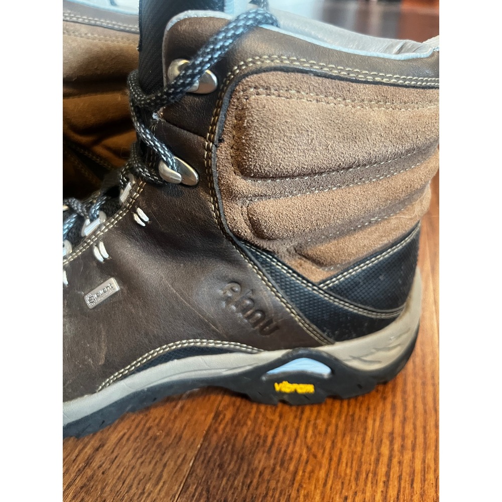 Ahnu Sugarpine Waterproof Hiking Boots Brown Suede Vibram Womens 8 AF2139BMKB - Picture 4 of 10